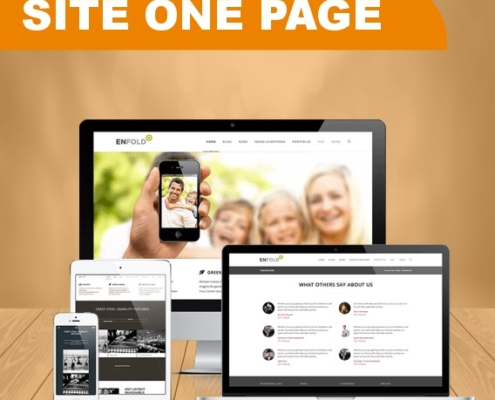 Imagem do site one page